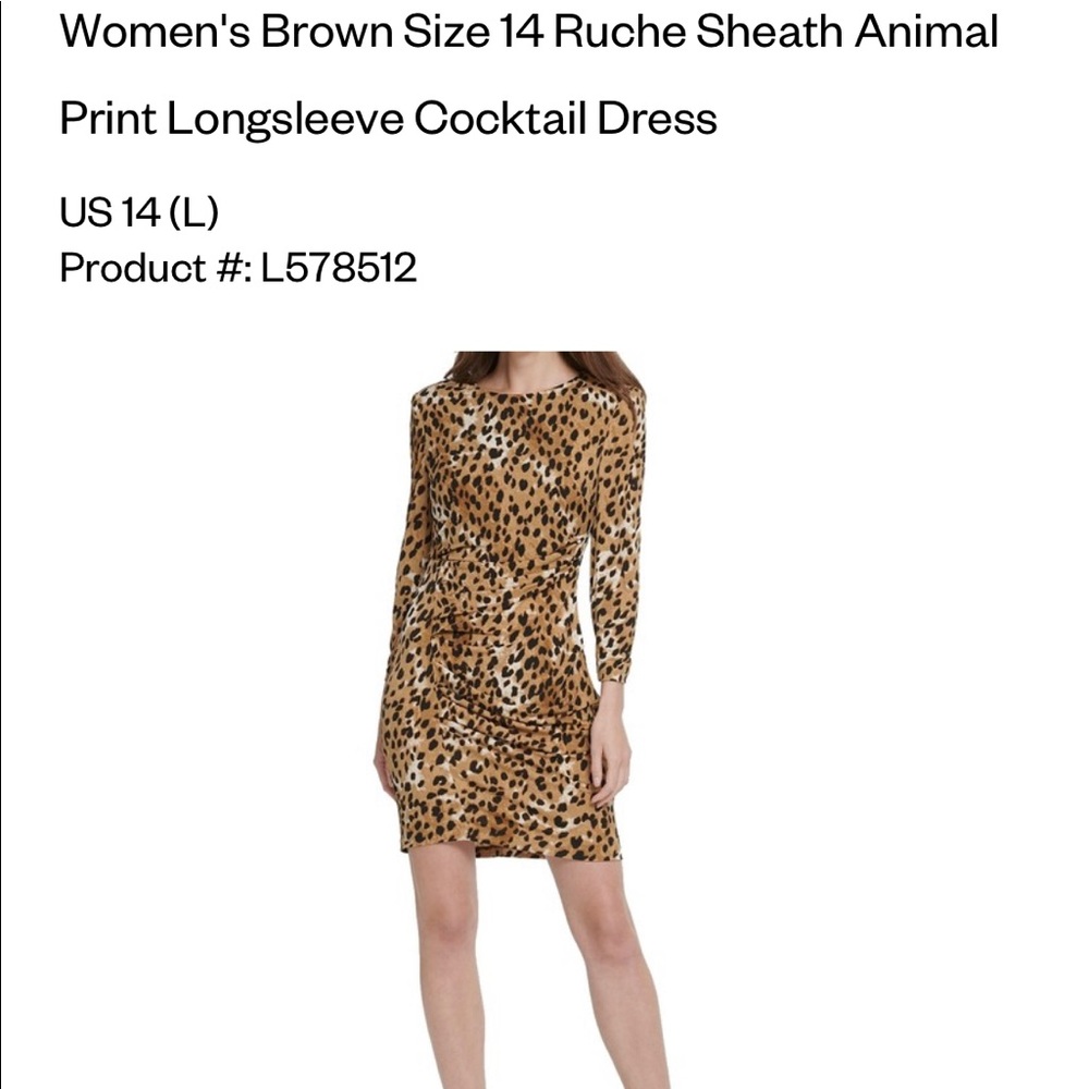 Dkny Leopard print dress